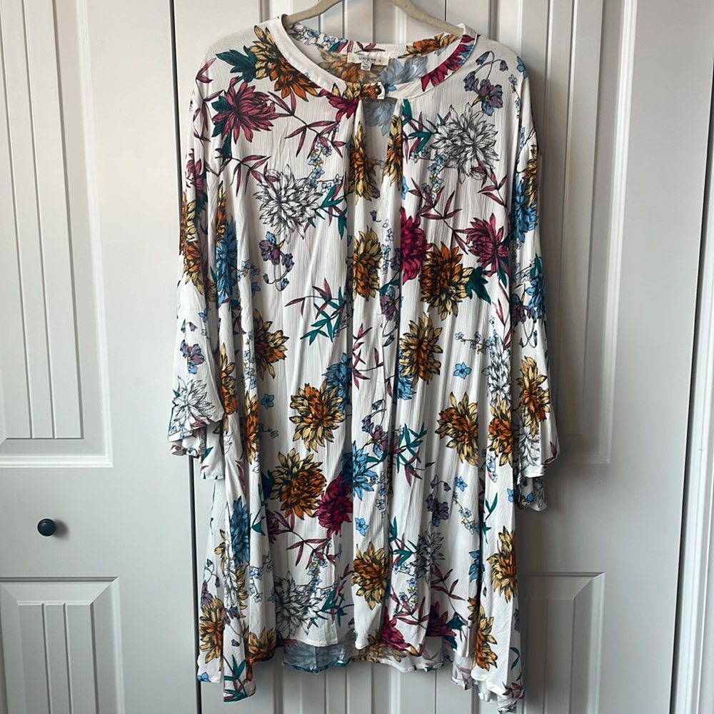 Umgee Floral tunic dress - Picture 4 of 4